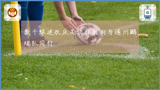 数千球迷欢庆足协杯胜利与通州鹏瑞队同行